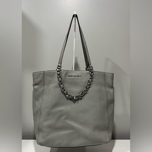 Michael Kors Tote in Soft Gray Leather